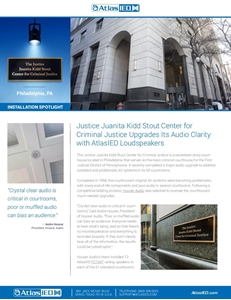 Justice Juanita Kidd Stout Center for Criminal Justice