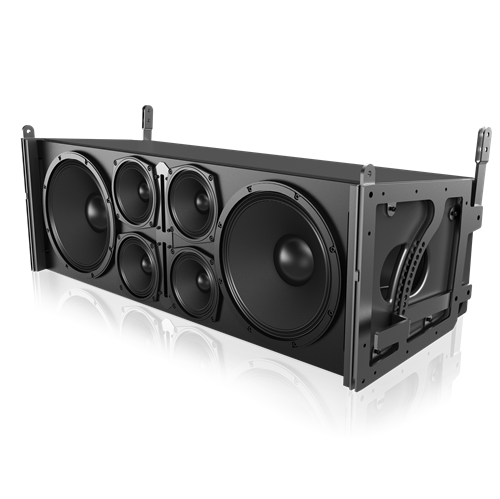 Dual 12" 3-Way 3600-Watt Powered Large Format Line Array  