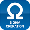 8Ω Operation