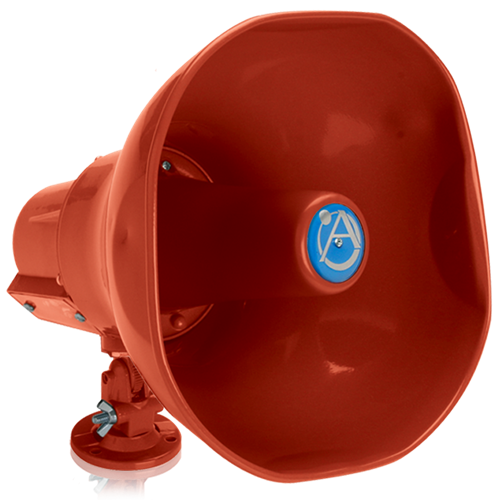 Picture of Emergency Horn Speaker with 15-Watt 25V/70.7V Transformer and Line Supervision Capability - Red