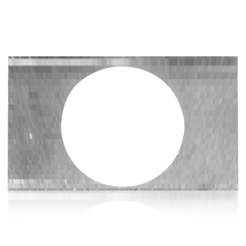 Picture of 8 inch Round Hole T-Bar Bridge for Flanged Enclosures