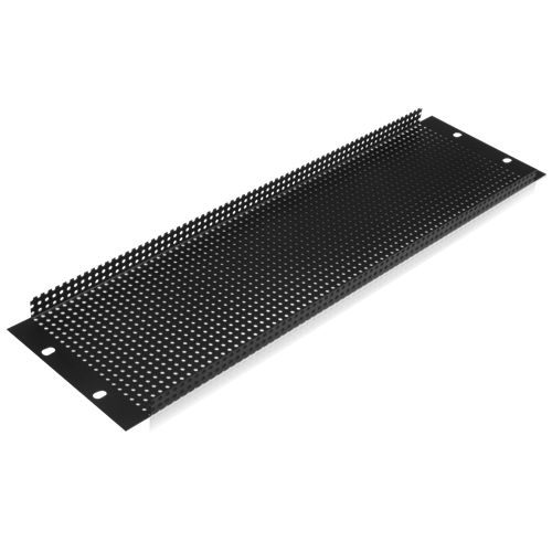 Picture of 19 inch 3 RU Recessed Vent Rack Panel