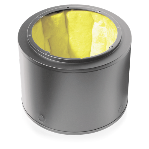 Picture of 8 inch Q Series 1 Cubic ft Cylindrical Enclosure with Undercoating