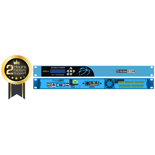 Picture of GLOBALCOM<sup>®</sup> IP108-CS Announcement Control System with 8 CobraNet® Message Channels