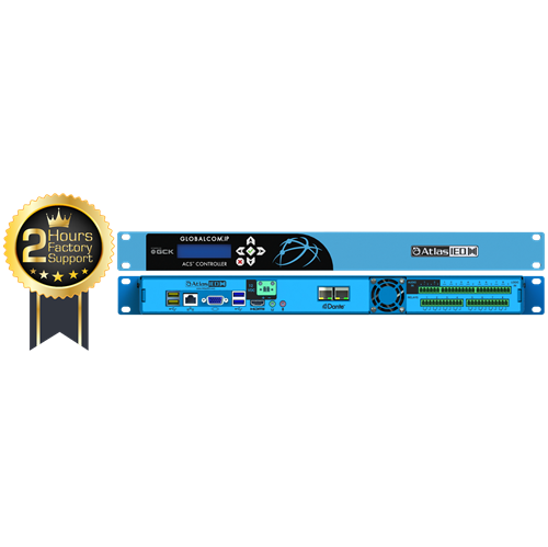 Picture of GLOBALCOM<sup>®</sup> IP116-D-CS Announcement Control System with 16 Dante™ Message Channels