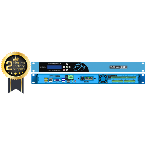 Picture of GLOBALCOM<sup>®</sup> IP116-CS Announcement Control System with 16 CobraNet® Message Channels