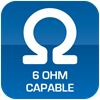 6-Ohm Capable