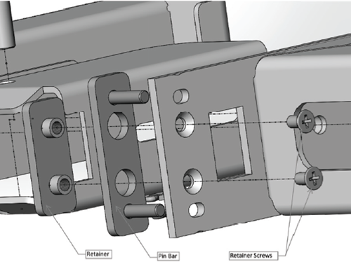 Picture of LAR-150 Replacement Pin Bar and Screws