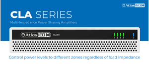 AtlasIED to Showcase CLA Series of Amplifiers at InfoComm 2024