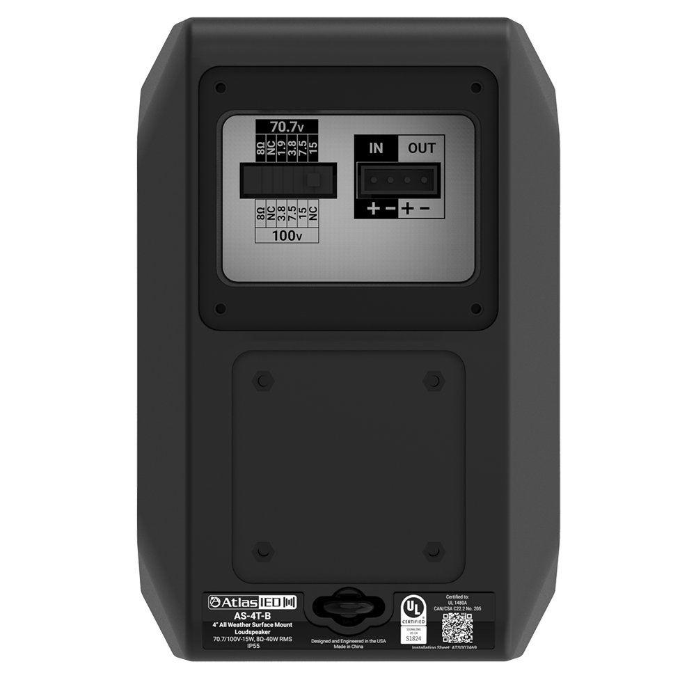 4" AS Series Surface Mount Speaker | AtlasIED